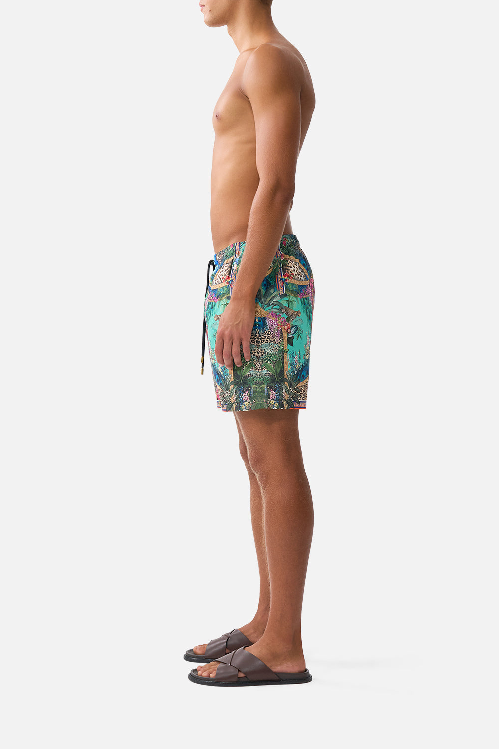 The CAMILLA MULTI WEAR LONG SARONG WITH FRILL EDGE HEIRLOOM EMPIRE in our  print.