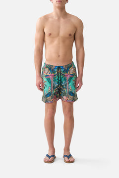 MID LENGTH BOARDSHORT WITH ELASTIC WAIST ANIMAL ALCHEMY