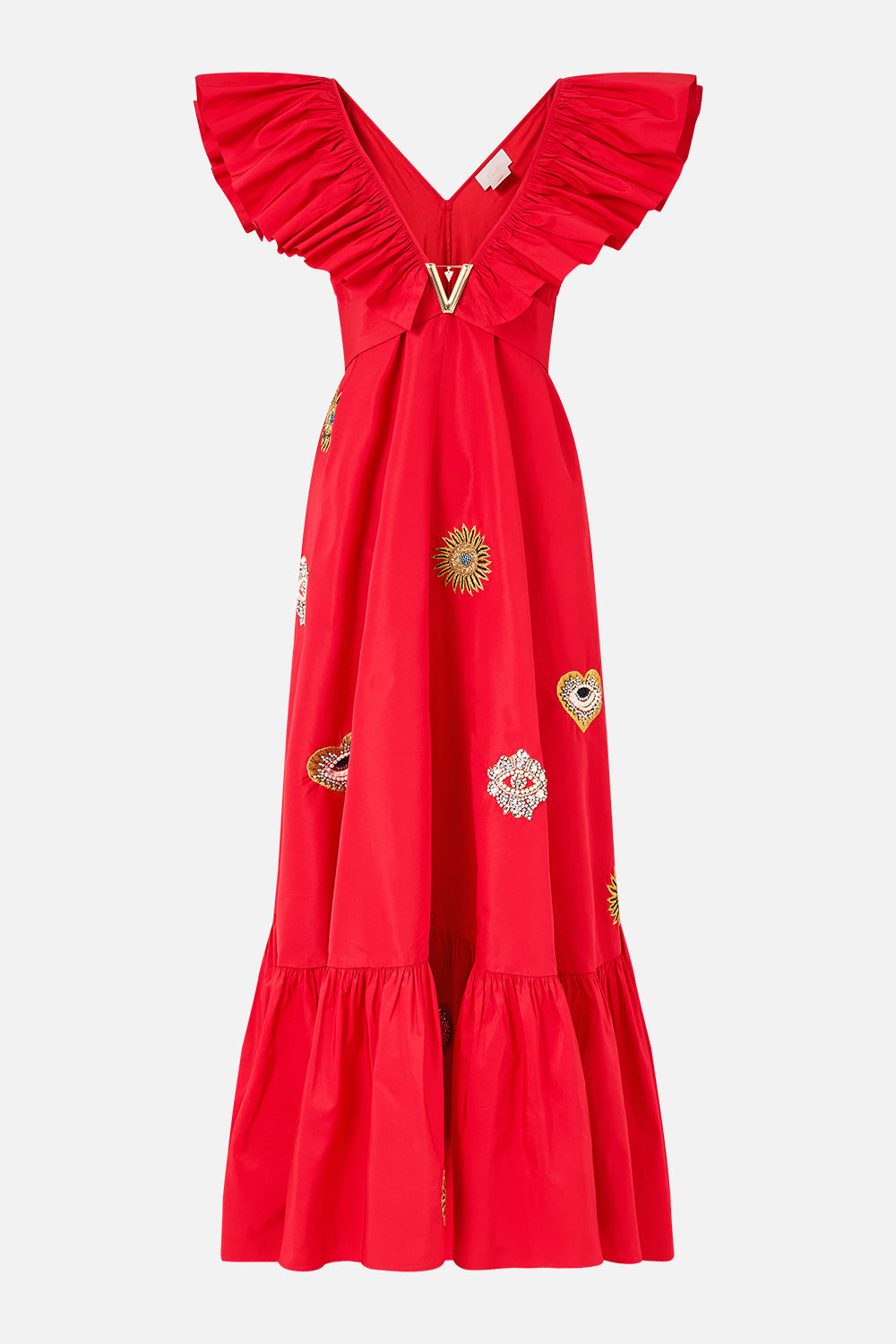 The CAMILLA WIDE BODY COLLARED KAFTAN DE NADA GRANADA in our  print.