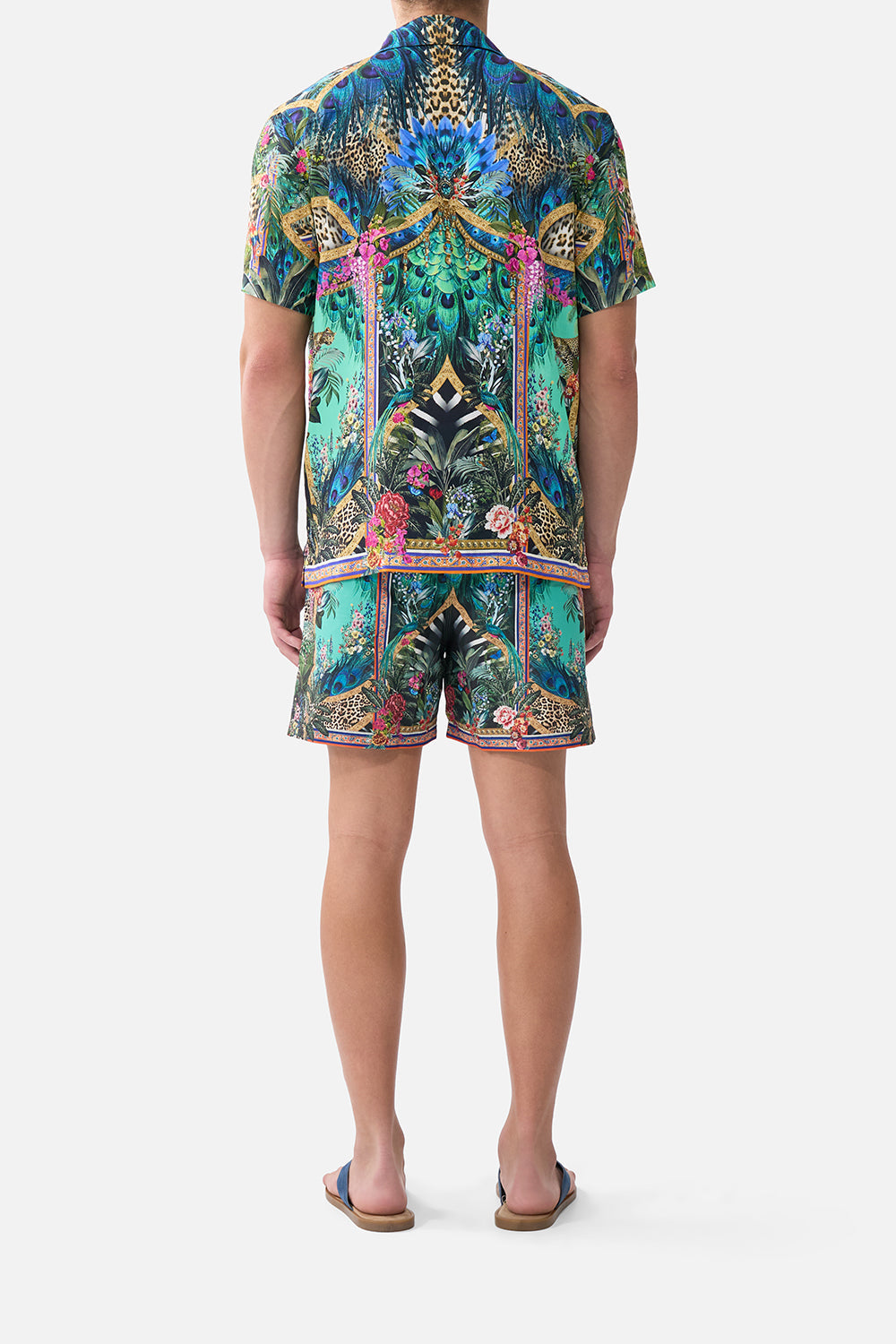 SHORT SLEEVE CAMP COLLARED SHIRT ANIMAL ALCHEMY