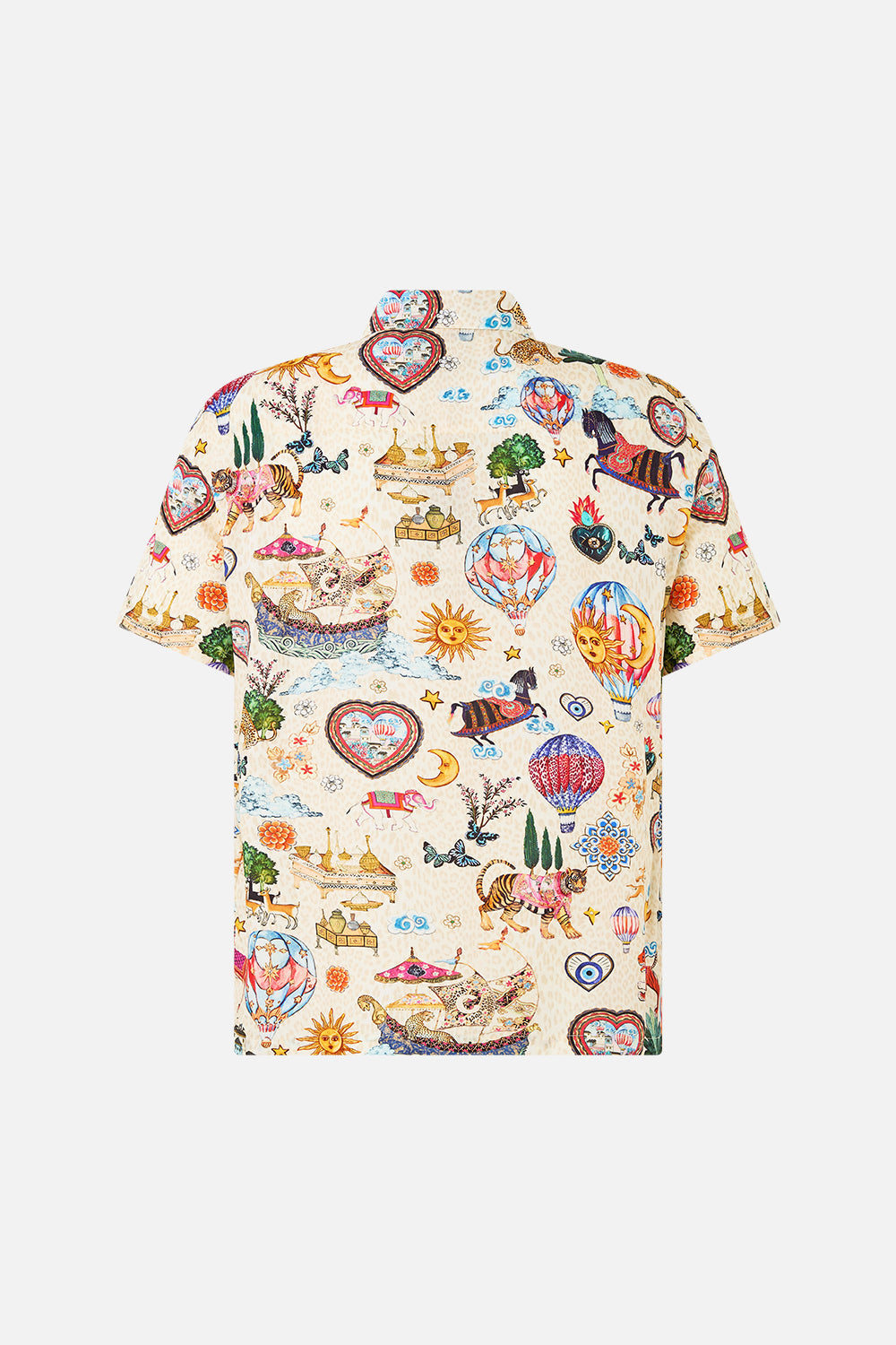SHORT SLEEVE CAMP COLLARED SHIRT KAPADOKYA KITSCH