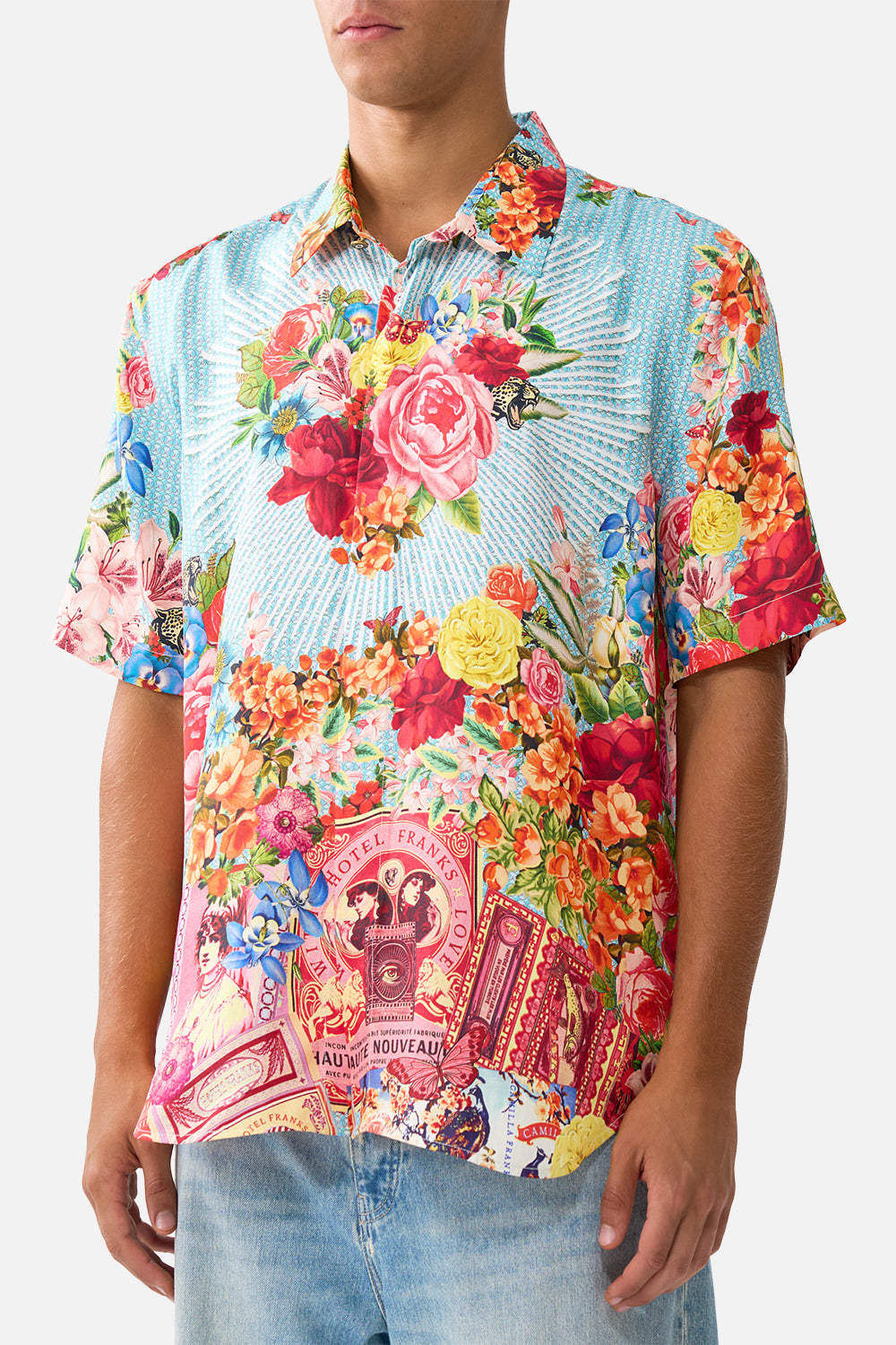 SHORT SLEEVE OVERSIZED SHIRT PAPERS AND CURIOUS CAPERS