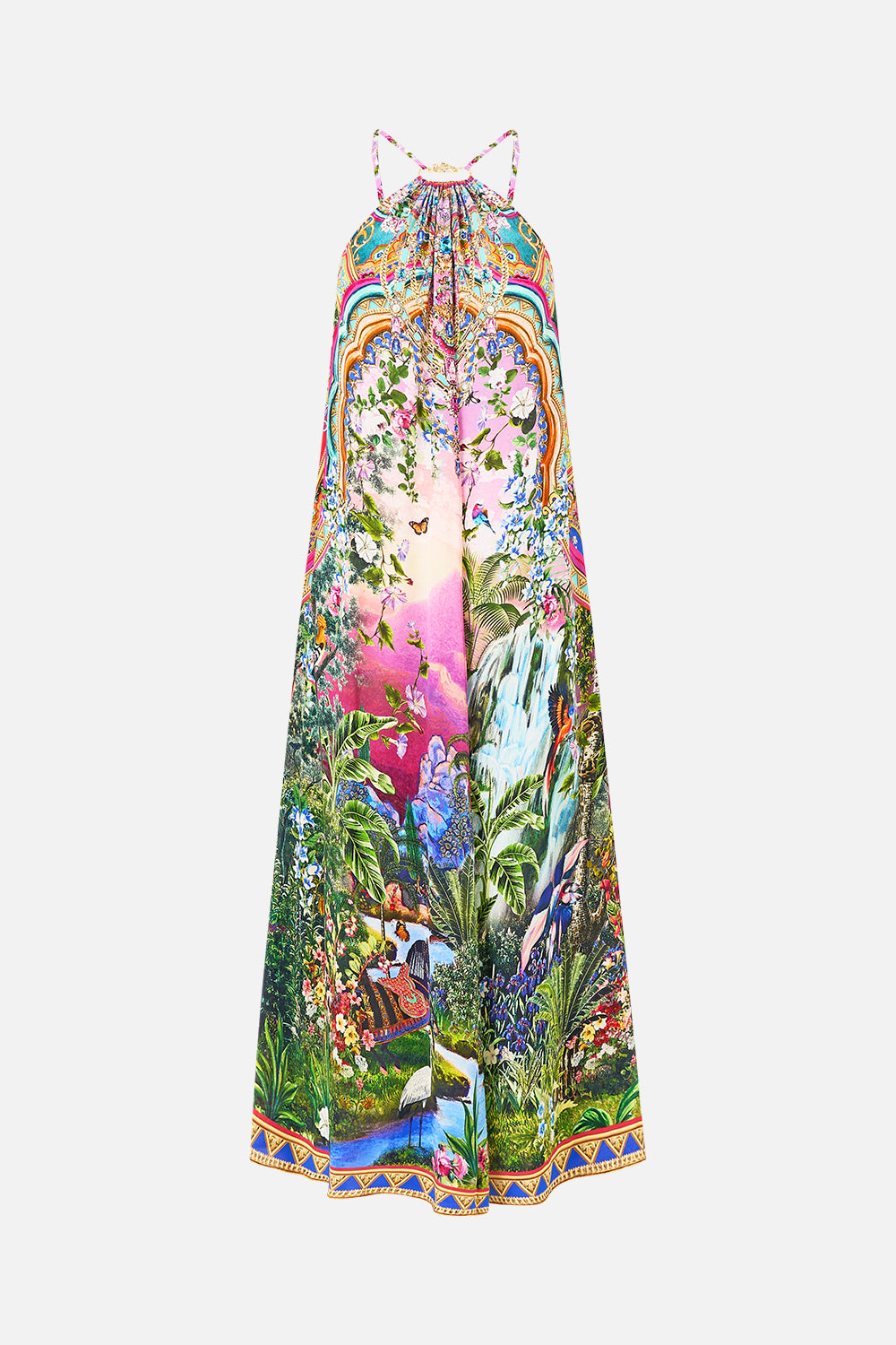 The CAMILLA TUCK FRONT PANT KAPADOKYA KITSCH in our KAPADOKYA KITSCH print.