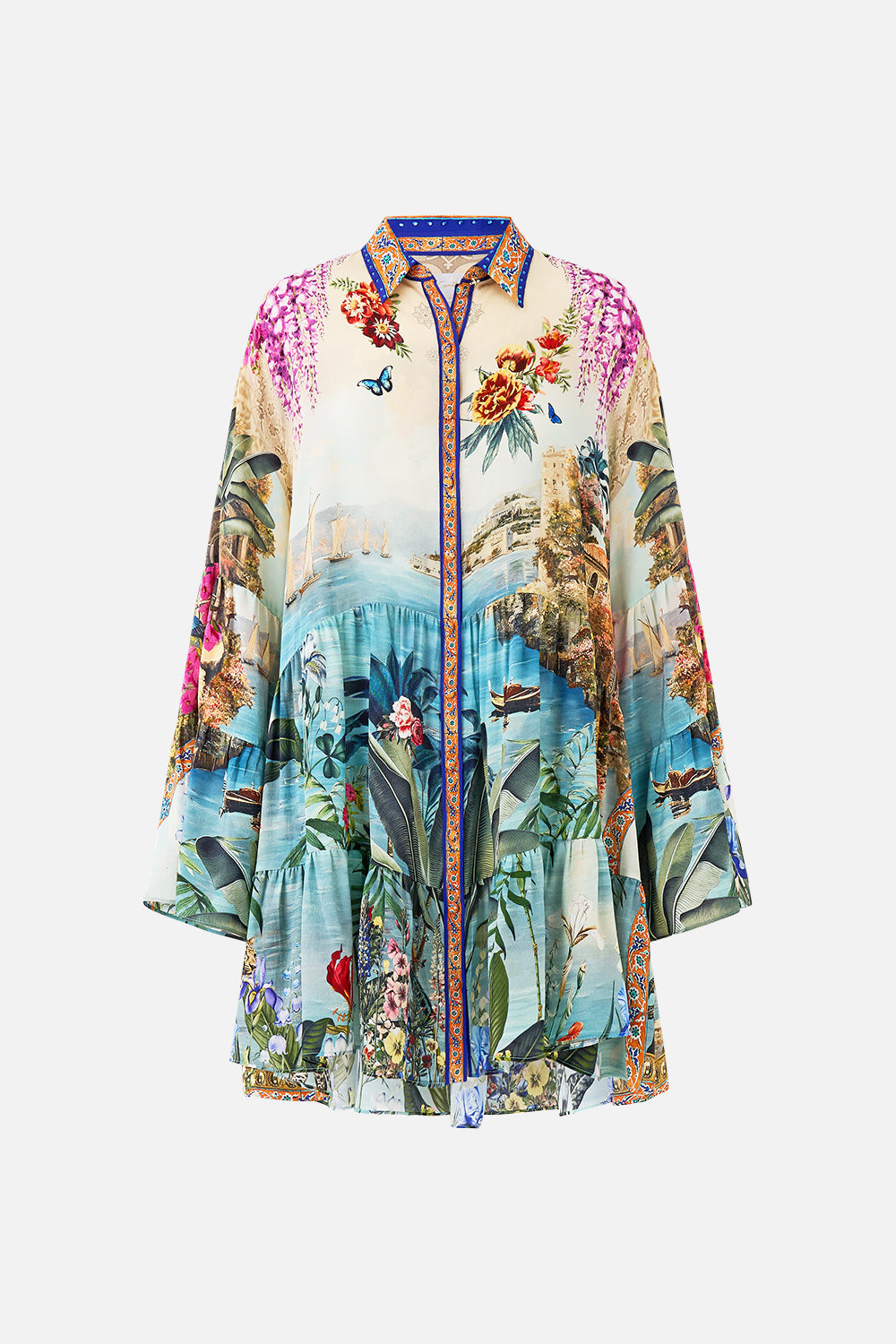 The CAMILLA MILLA TURKIYE TALISMAN GIRLFRIEND JEAN DENIM in our  print.