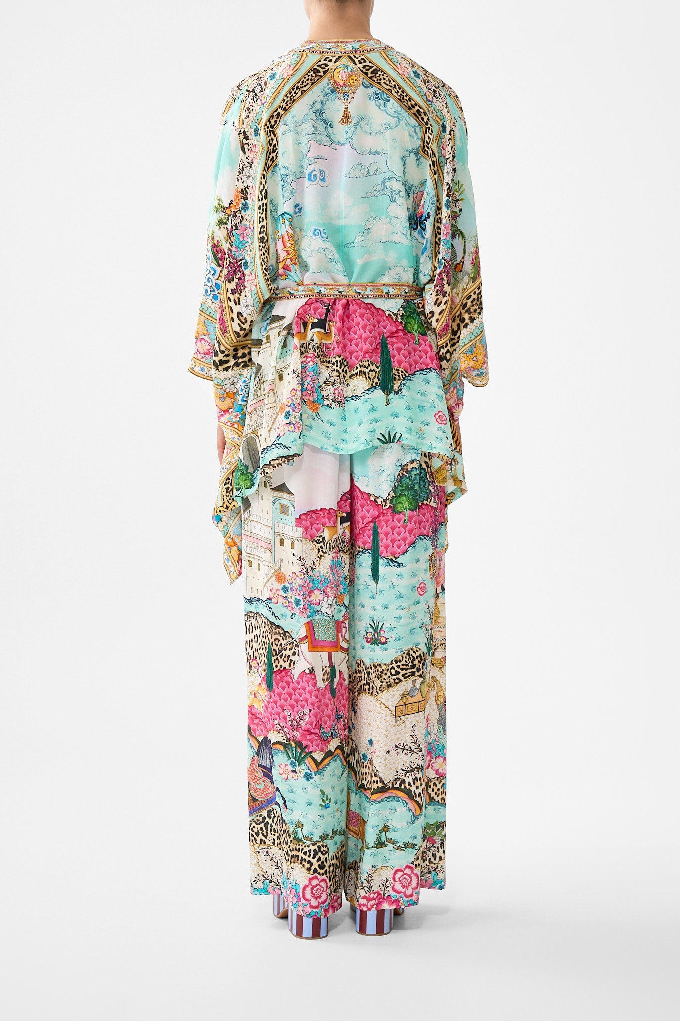 The CAMILLA BAT SLEEVE DRESS THE BOSPHOROUS in our THE BOSPHOROUS print.