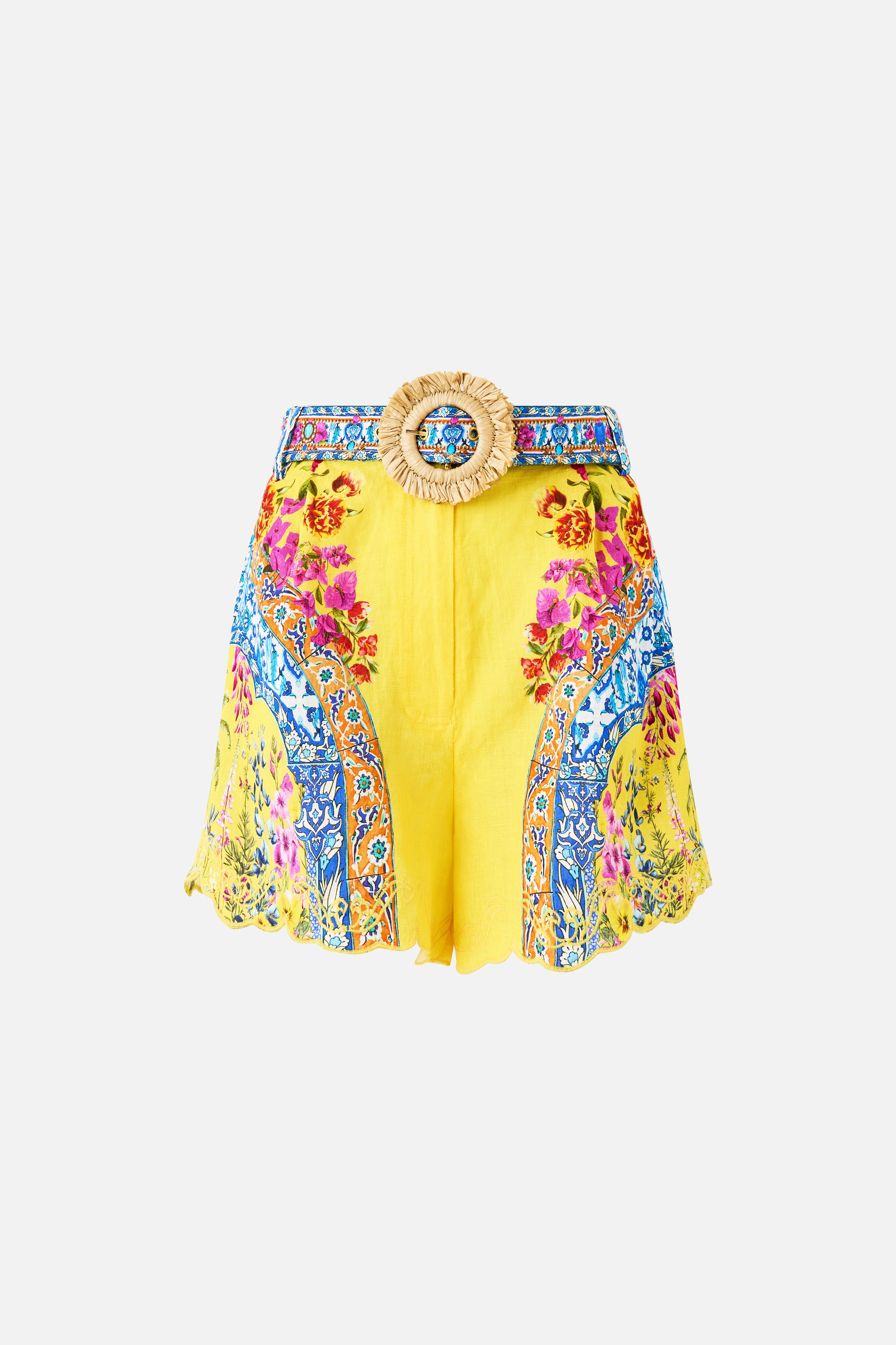 The CAMILLA RELAXED BLOUSE WITH FRILL SLEEVE DETAIL NOTES FROM THE BLUE ROOM in our  print.