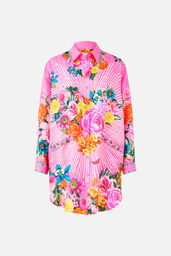 SHIRT TUNIC WITH POCKETS ILLUSTRATION NATION