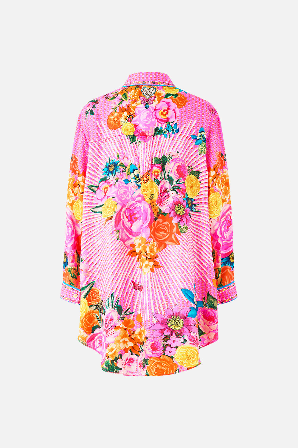 The CAMILLA BAT SLEEVE DRESS TOTEMS AND TREASURES in our  print.