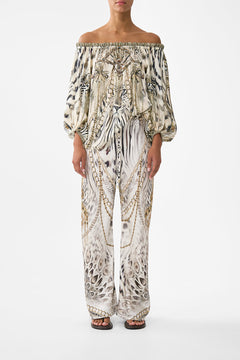 FRILL OFF SHOULDER TOP LADY LIONHEART