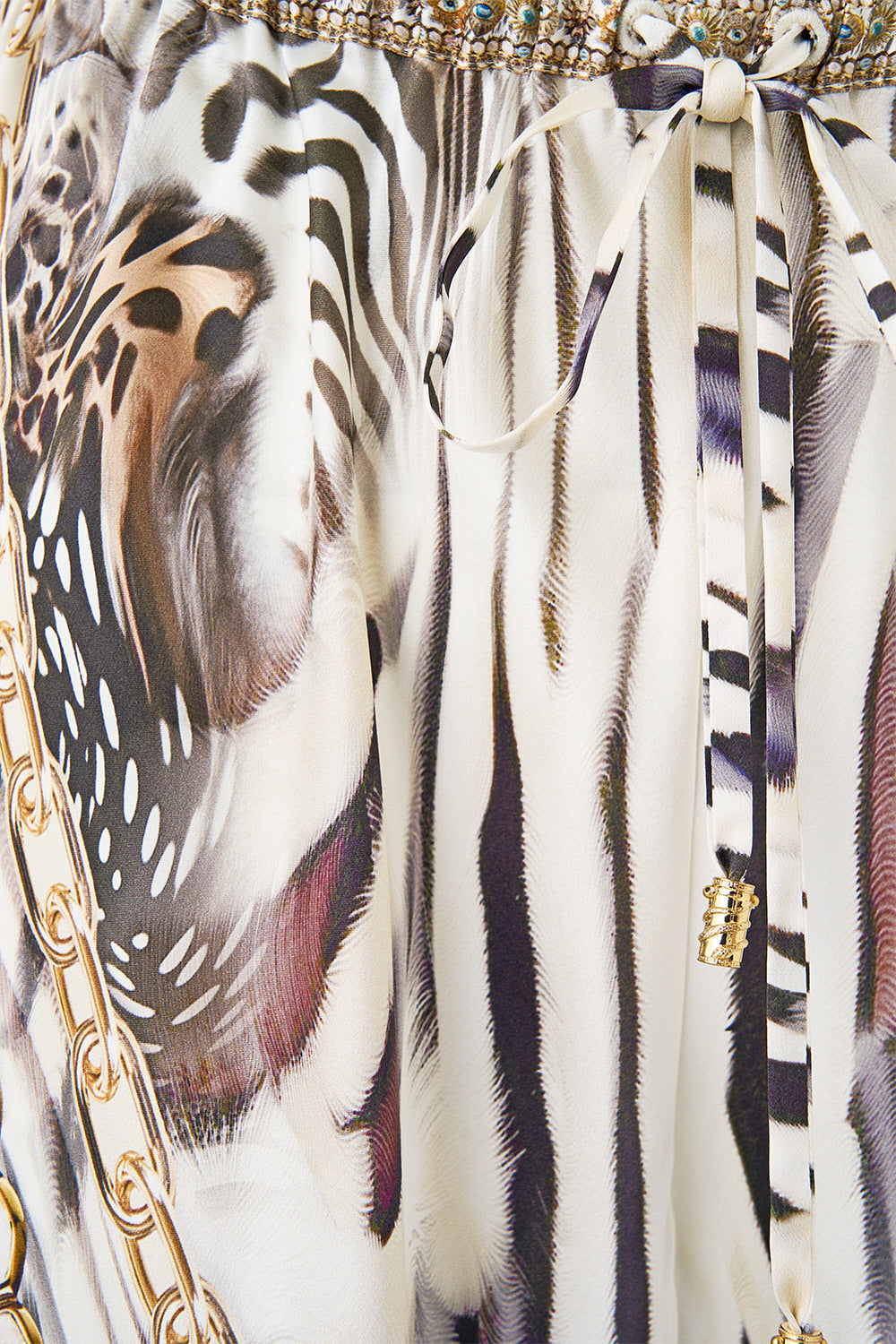 BIAS CUT DRAWSTRING PANT LADY LIONHEART