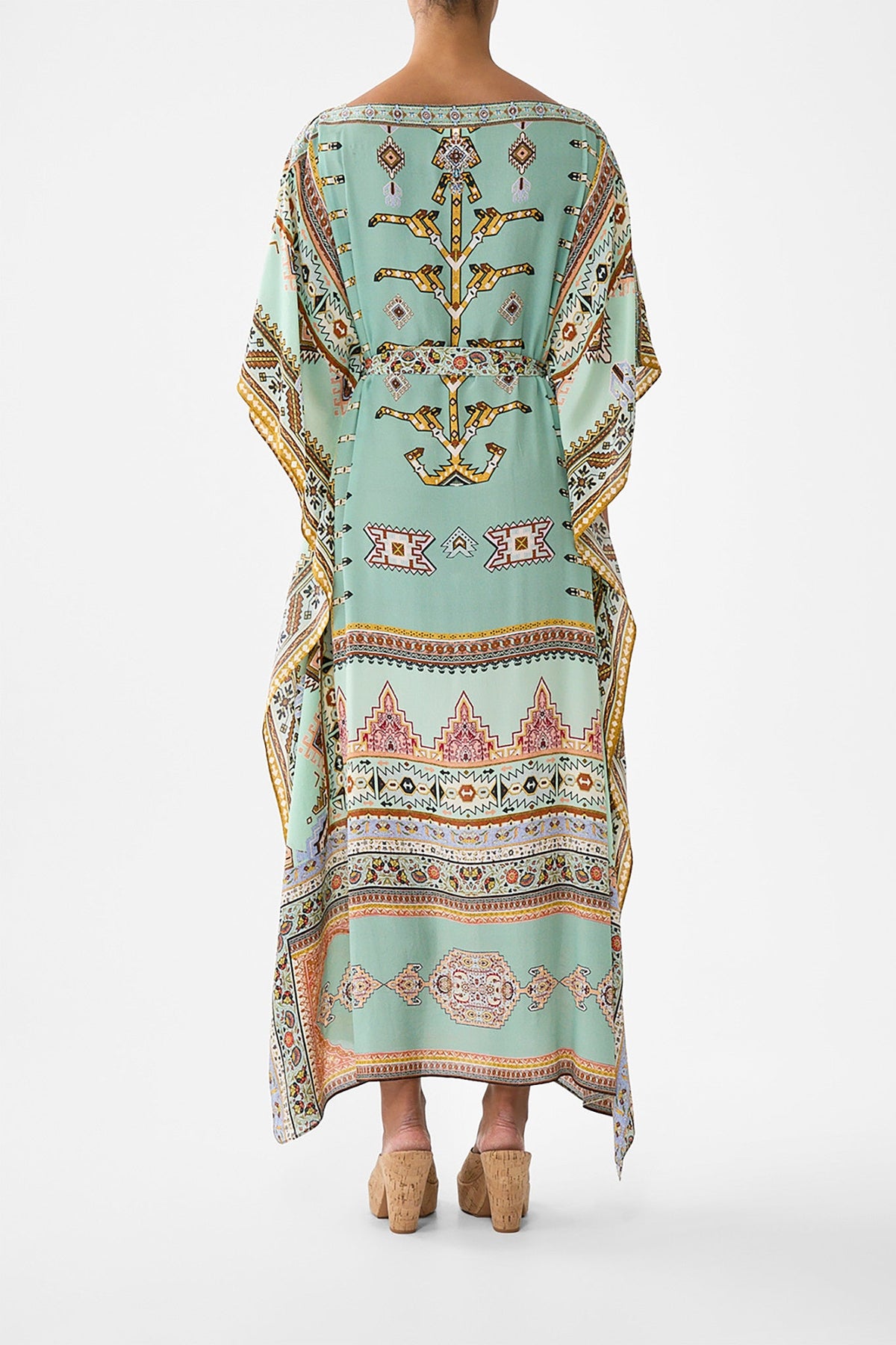 SCARF KAFTAN WITH TIE WAIST LEGEND HAS IT