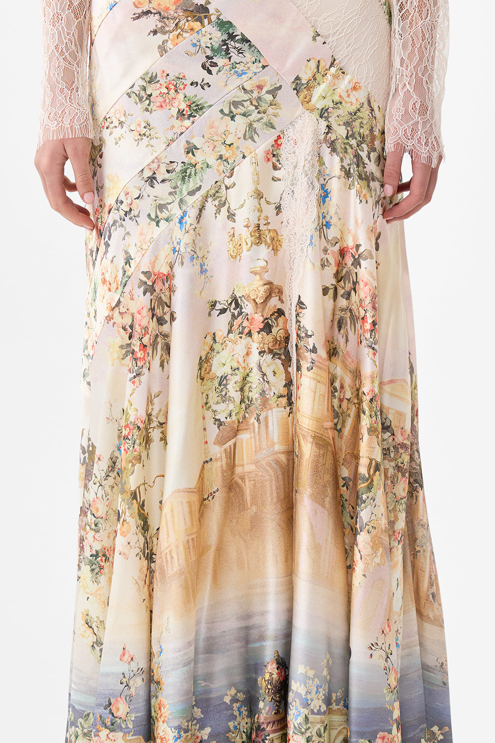 The CAMILLA OPEN FRONT CARDI CAPE SEVILLIAN STYLE in our  print.