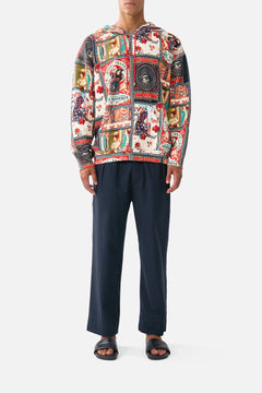 RELAXED FIT OVERSIZED HOODIE W KANGA POCKET HIGH CLASS HOOKAH