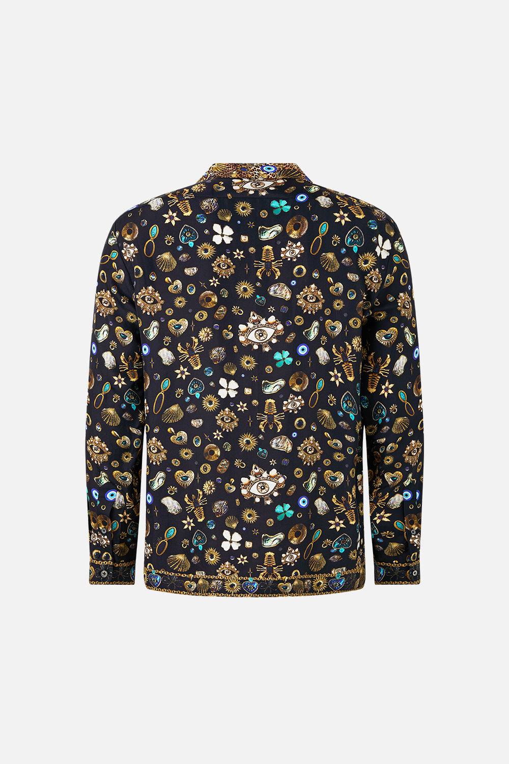 The CAMILLA SHIFT SHIRT DRESS MY HOMESPUN HEART in our  print.