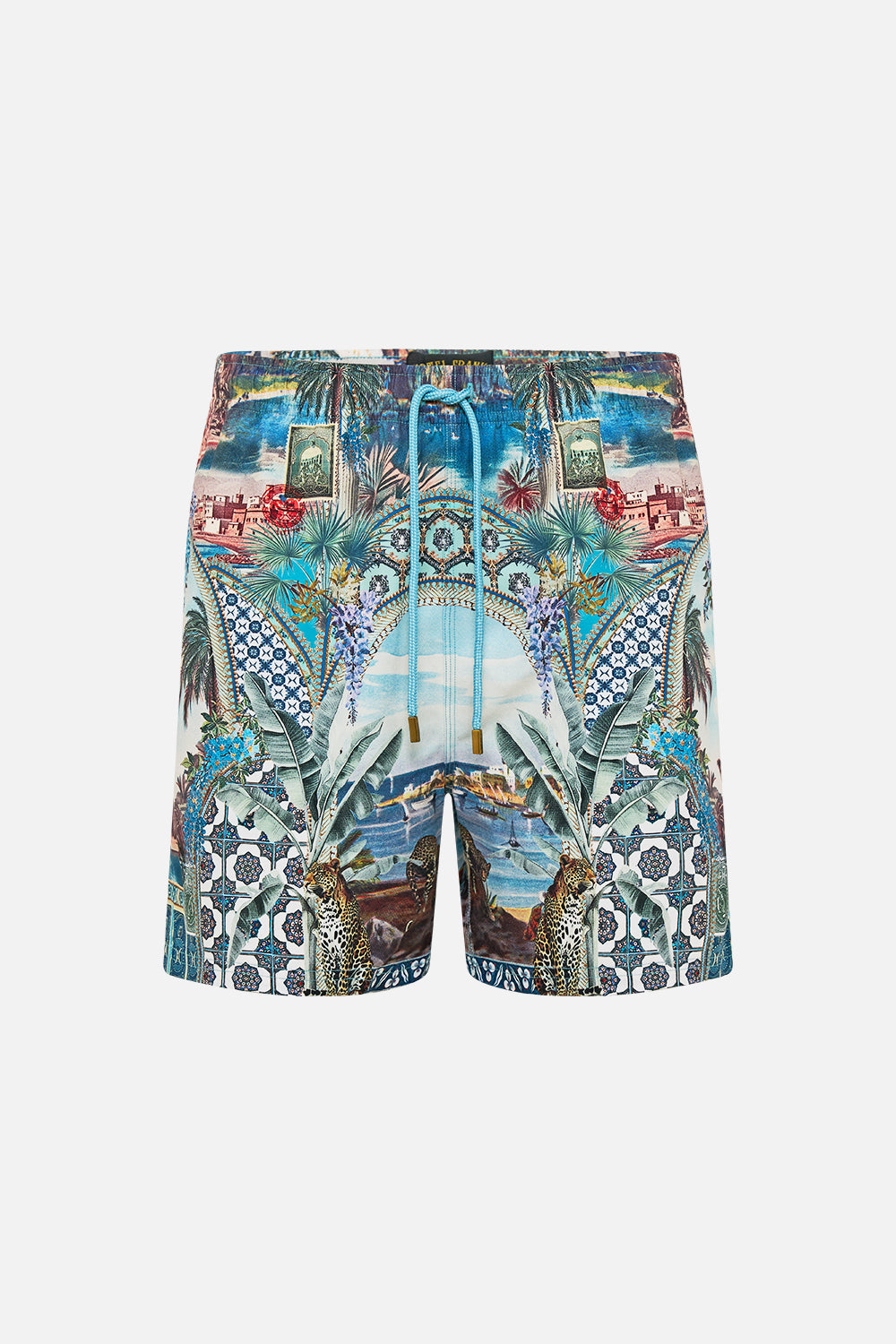 The CAMILLA FLARE TROUSER WITH SEAM DETAIL OTTOMAN ELEGANCE in our  print.