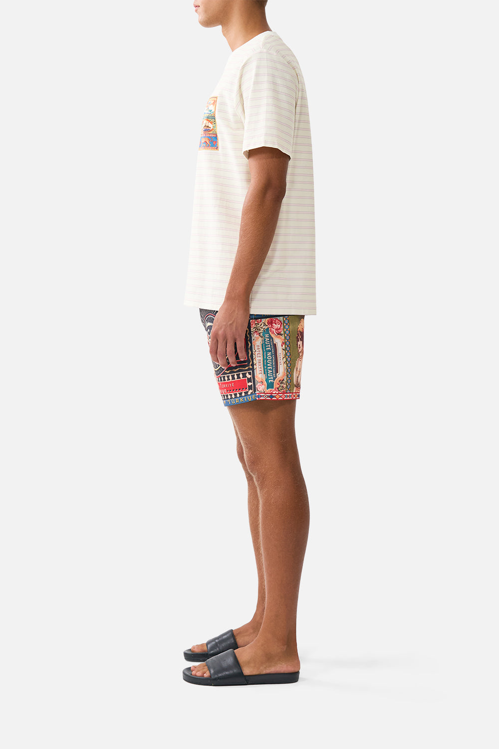 The CAMILLA BIAS CROP CAMI AMULETS AND ALCHEMY in our  print.