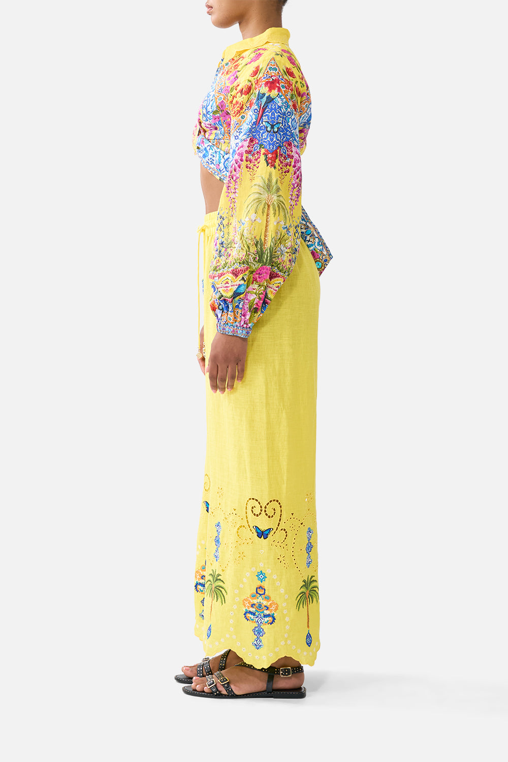 STRAIGHT LEG EMBROIDERED PANT SULTANAHMET SUMMER