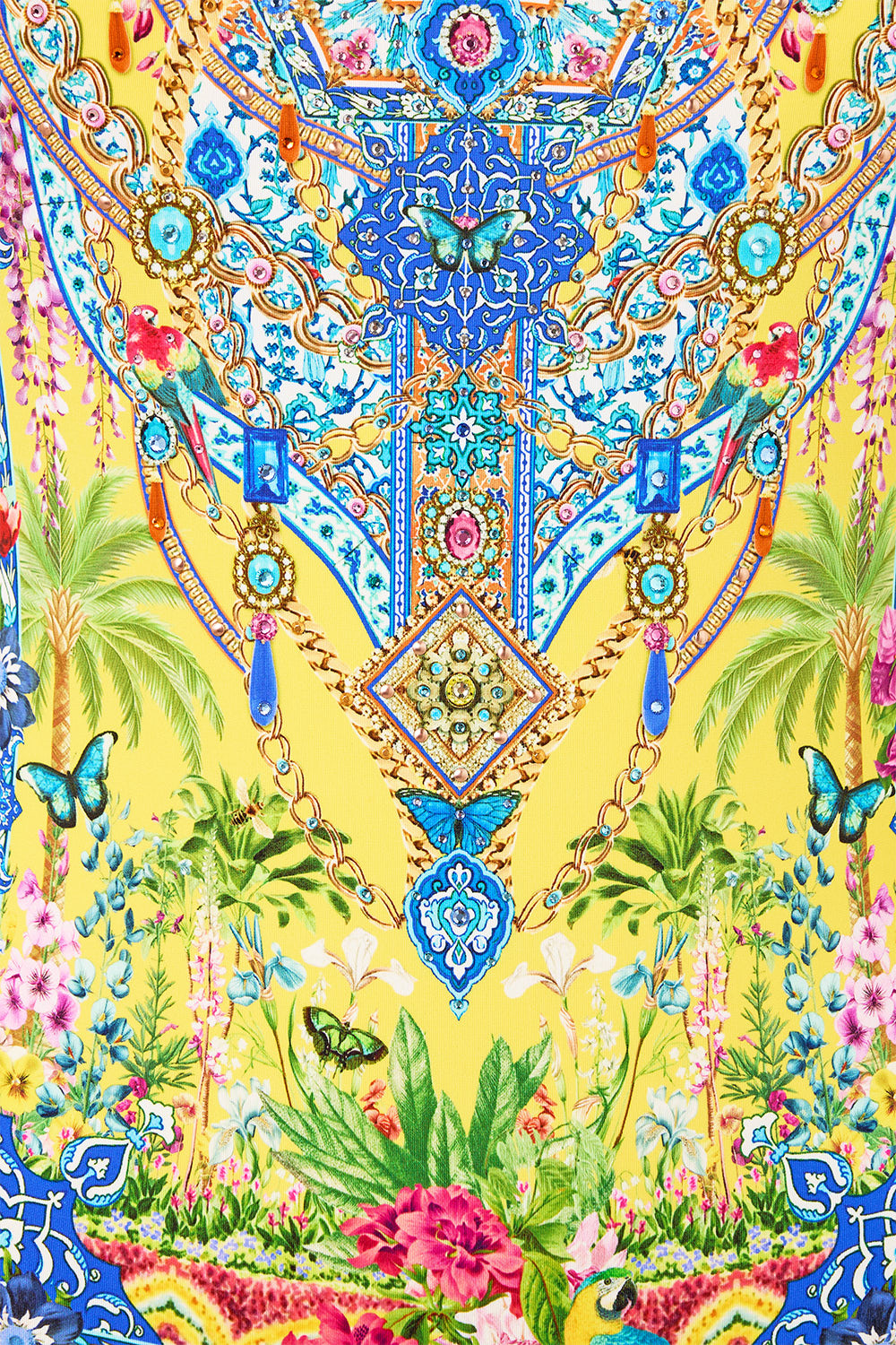 The CAMILLA SHOESTRING STRAP JUMPSUIT THE BOSPHOROUS in our THE BOSPHOROUS print.