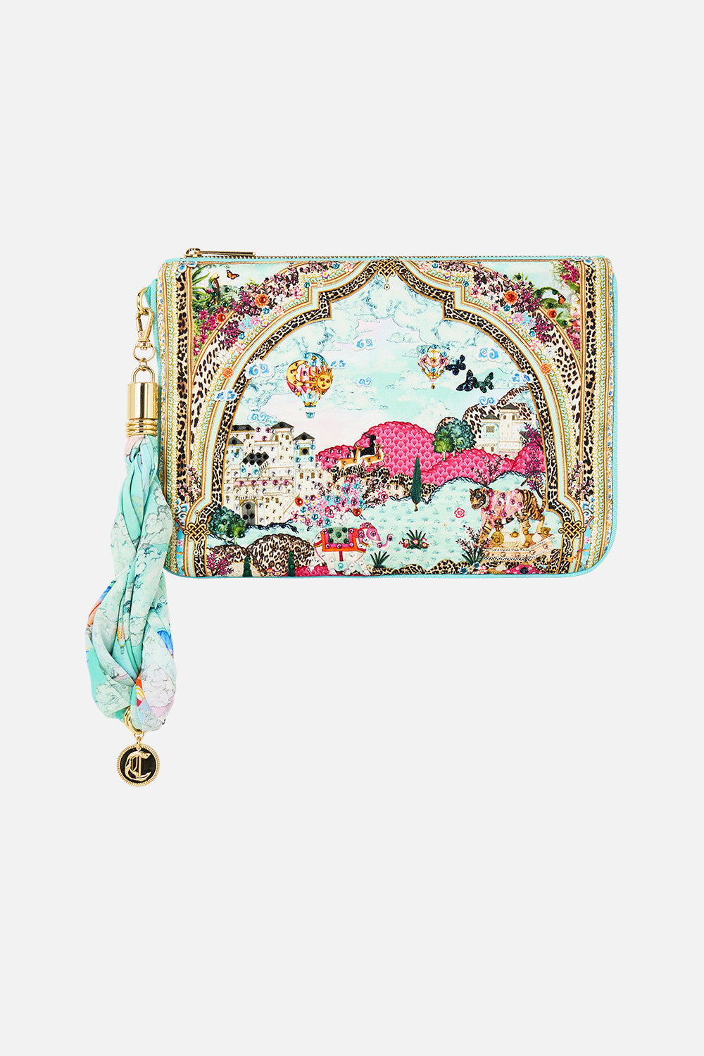 The CAMILLA MILLA HEIRLOOM EMPIRE GIRLFRIEND JEAN DENIM in our  print.