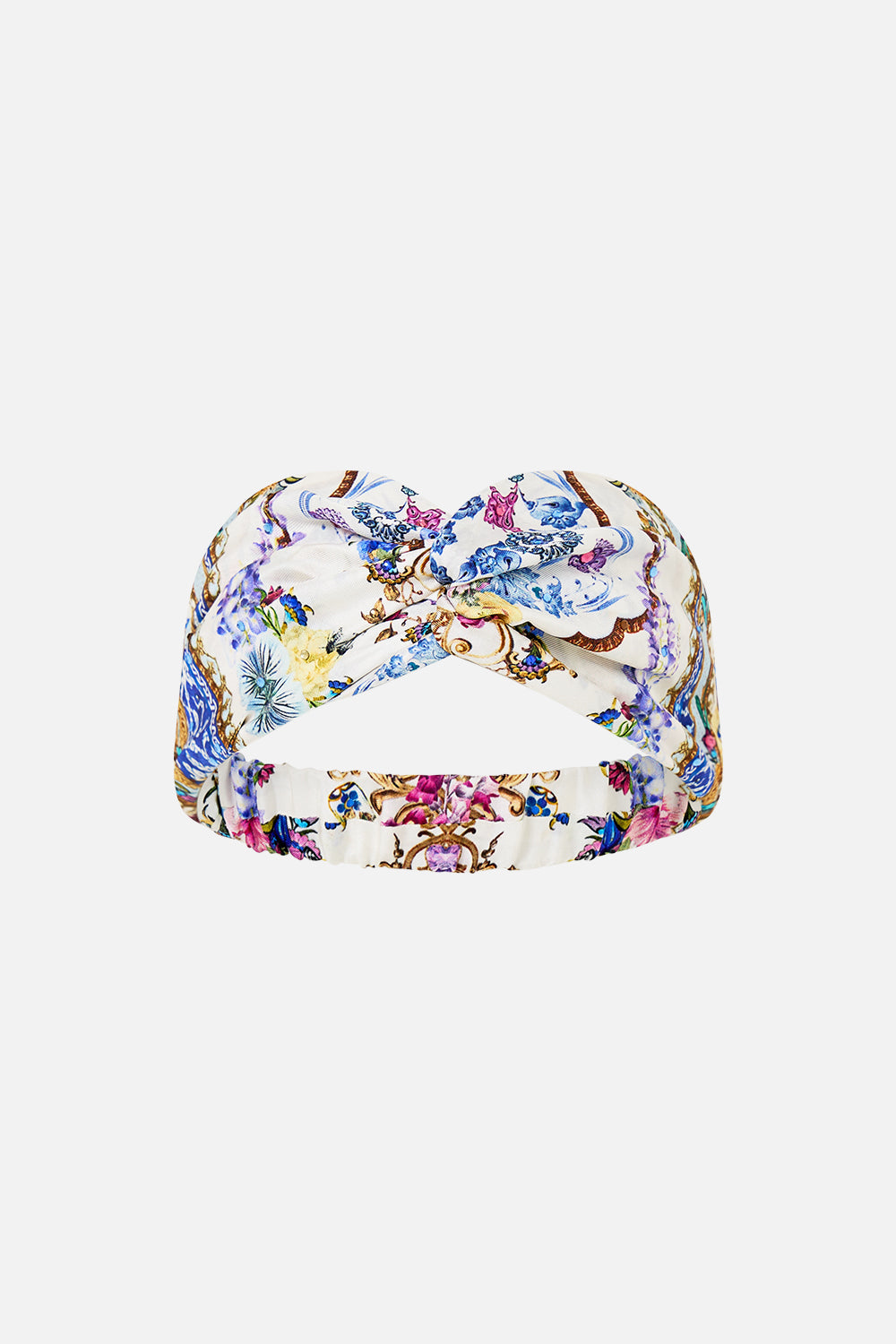 The CAMILLA SKIRT WITH SHAPED SEAM SULTANS AND QUEENS in our  print.