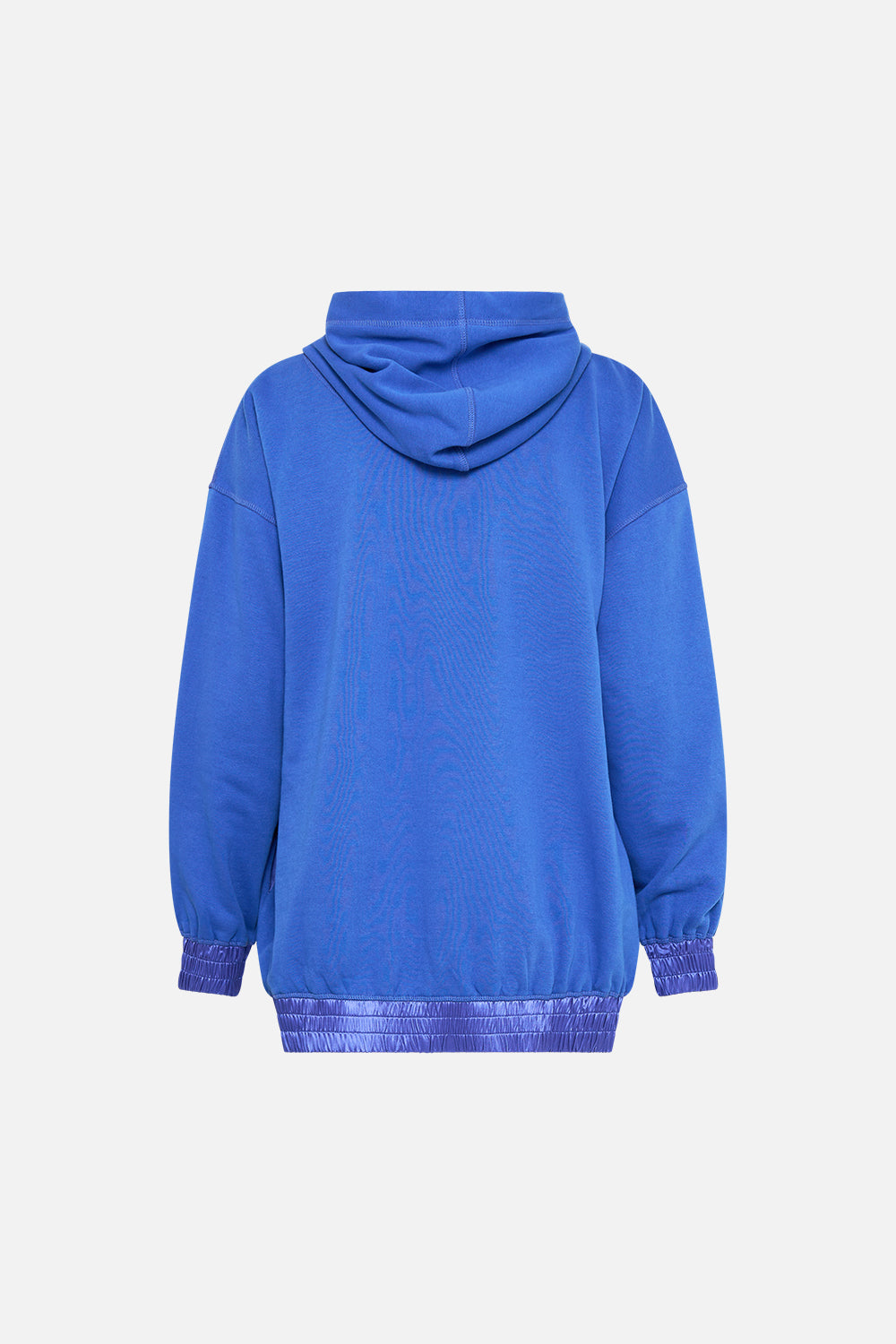 SILK BAND OVERSIZED HOODIE WITH POCKETS- BLUE DEFY GRAVITY