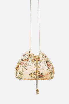 DRAWSTRING POUCH BAG WITH CHAIN STRAP TWILIGHT IN ISTANBUL