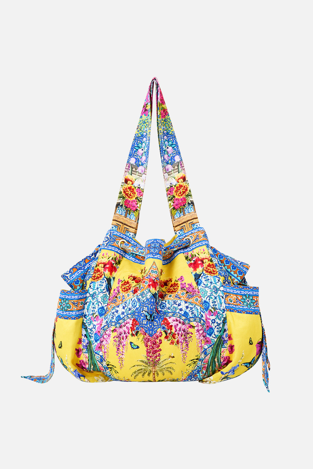 The CAMILLA SMALL CANVAS CLUTCH THE POTTERY PARLOUR in our  print.
