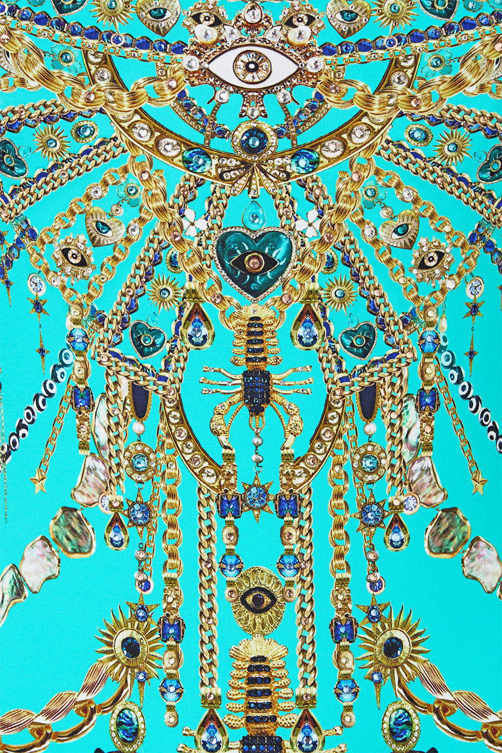 Totems And Treasures Underwire Square Neck One Piece With