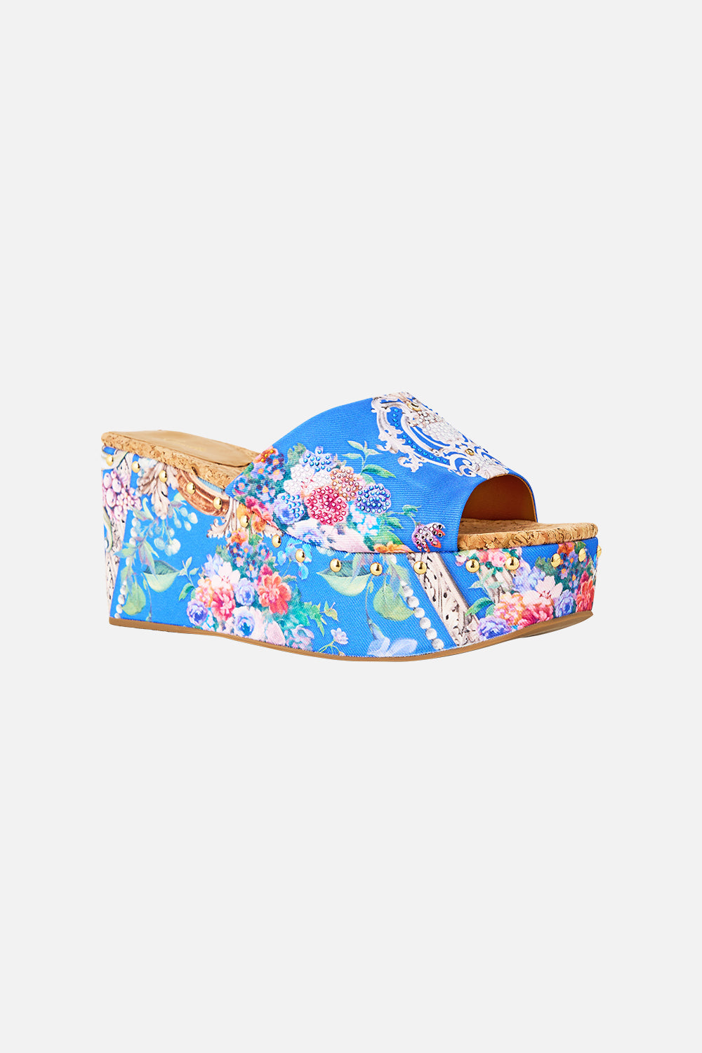 MIRAY WEDGE MULE OTTOMAN OPULENCE