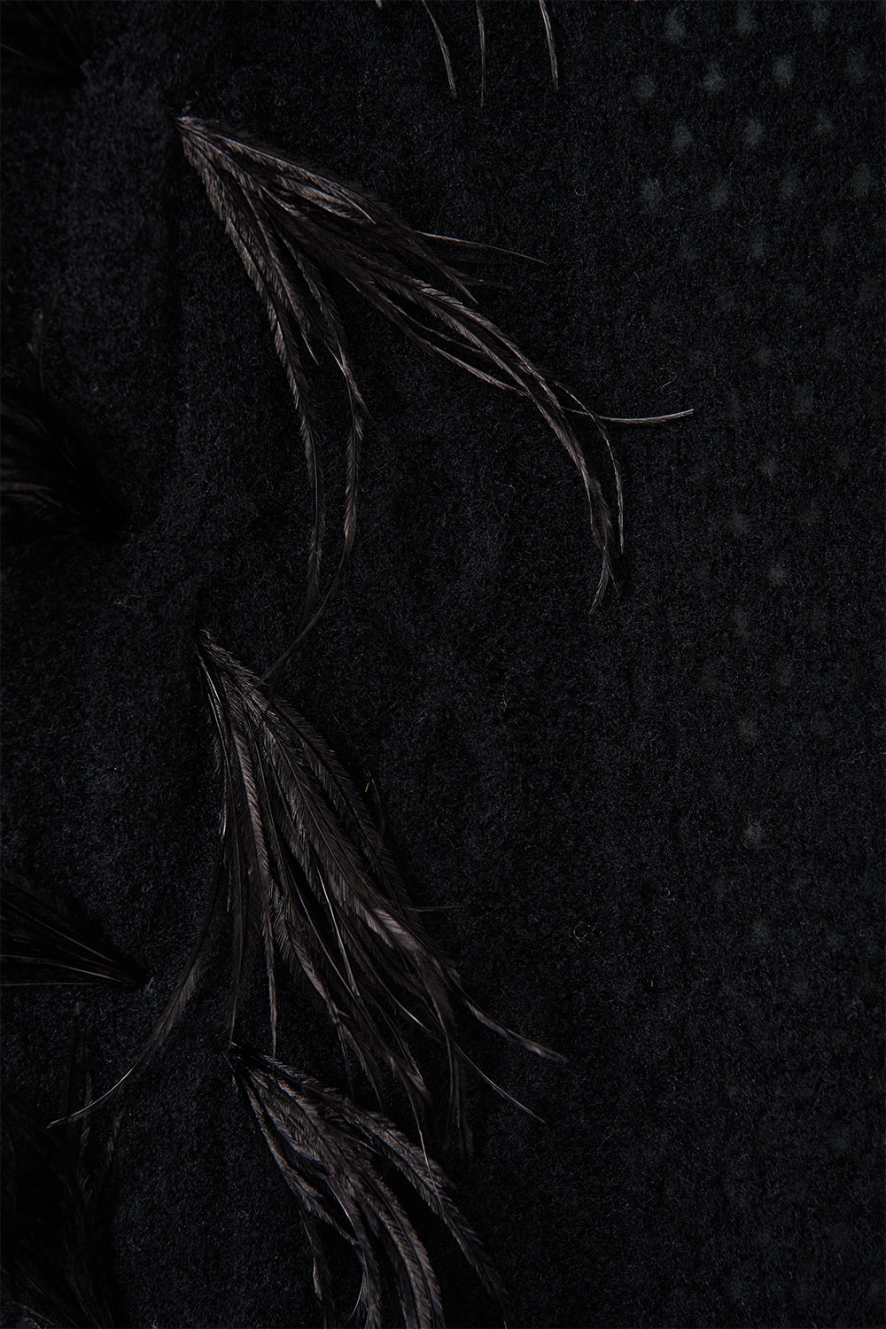 ROLL NECK JUMPER- BLACK OTTOMAN ELEGANCE