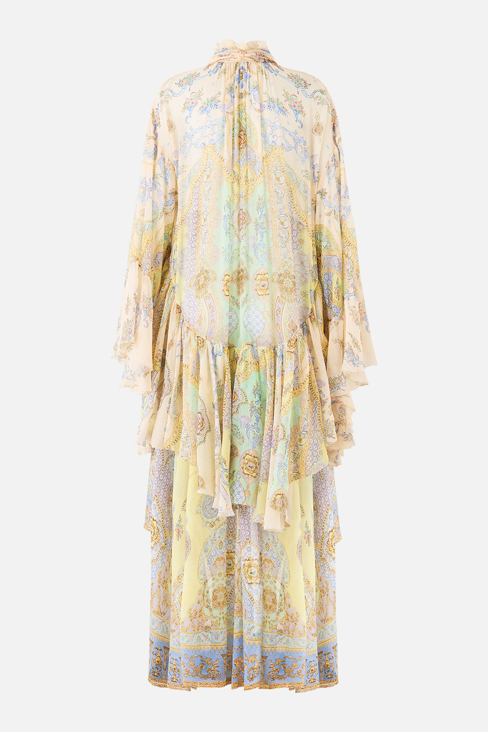The CAMILLA OVERSIZED SHIRT WITH POCKET COLLAGE KINGDOM in our  print.
