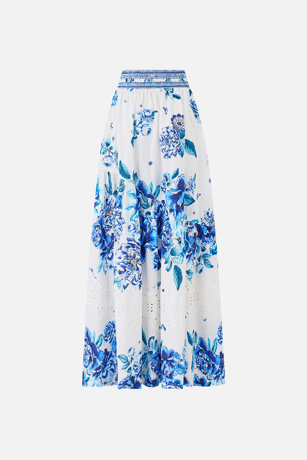 The CAMILLA MID LENGTH BOARDSHORT WITH ELASTIC WAIST HIGH CLASS HOOKAH in our  print.