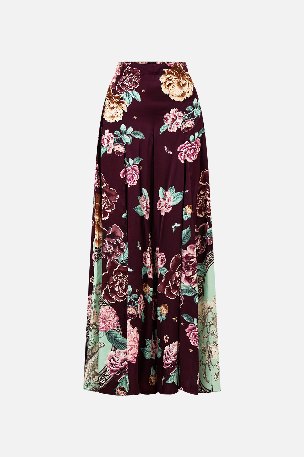 The CAMILLA LONG TIERED DRESS WITH BOW TIES PAPERS AND CURIOUS CAPERS in our  print.