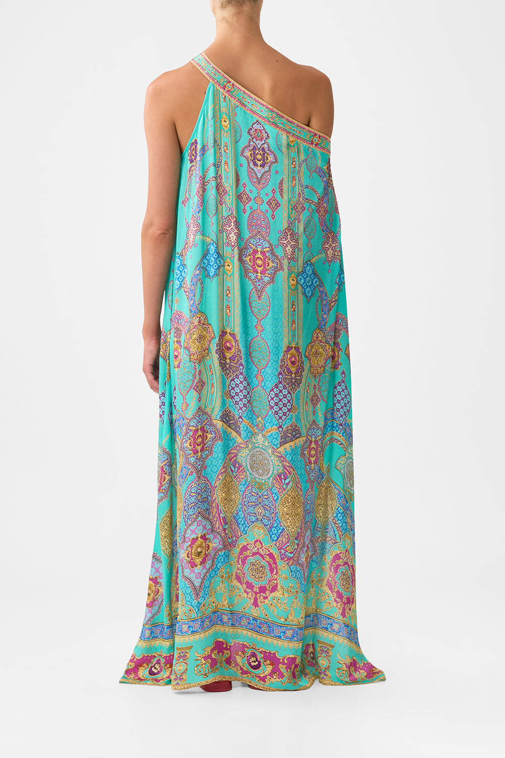 ONE SHOULDER KAFTAN WITH NECKBAND THE CONCUBINES CORRIDOR