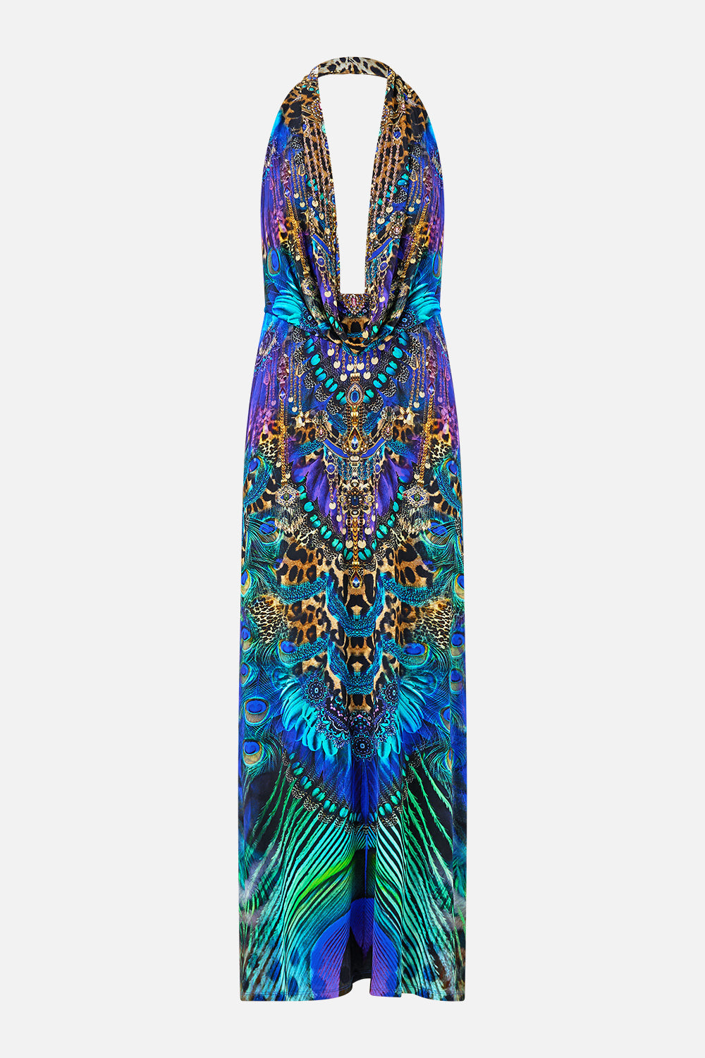The CAMILLA MULTI WEAR LONG SARONG THE BOSPHOROUS in our  print.