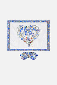 SILK PILLOWCASE AND EYE MASK SET OTTOMAN OPULENCE