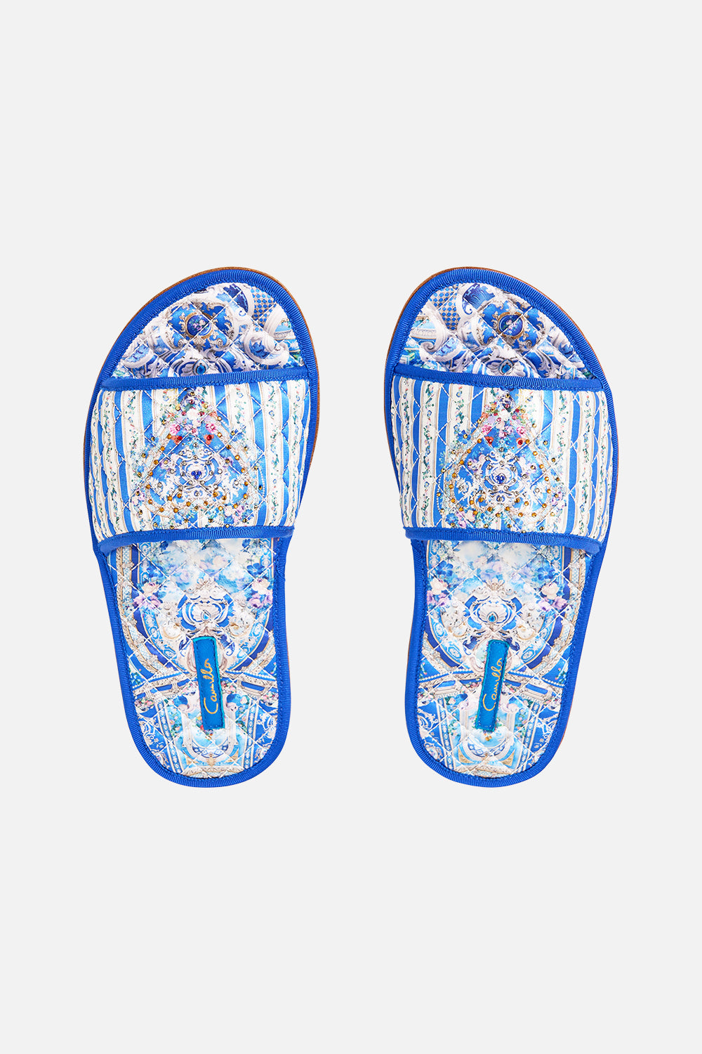 SLIPPERS WITH TRAVEL CASE OTTOMAN OPULENCE