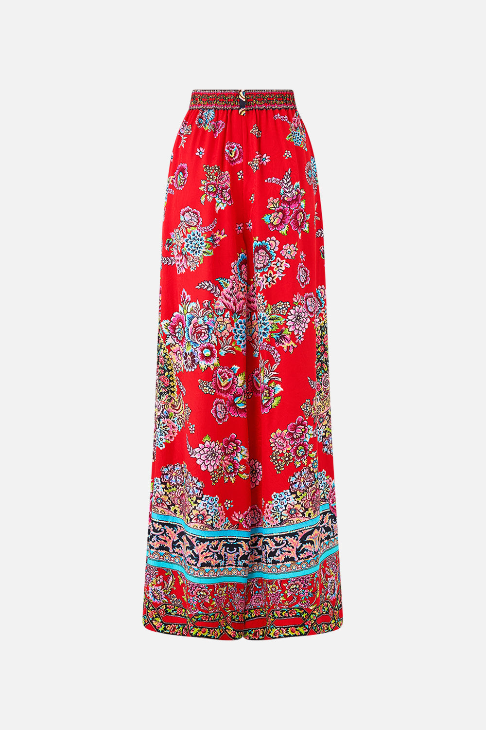 The CAMILLA MID LENGTH BOARDSHORT WITH FIXED WAIST OTTOMAN OPULENCE in our  print.