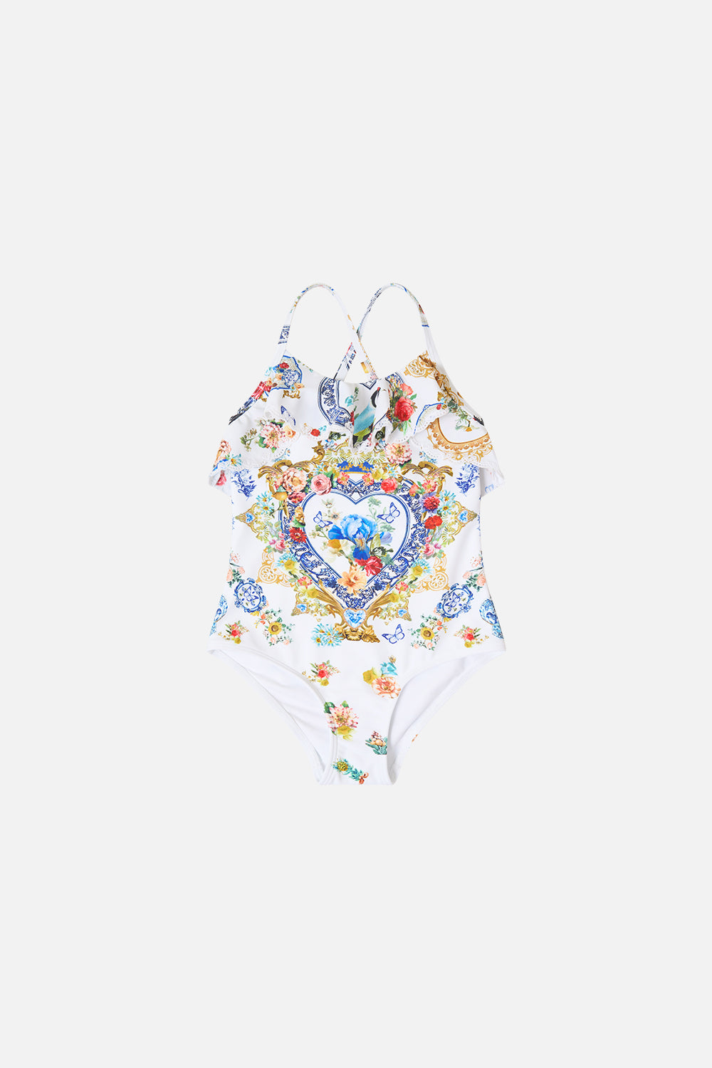 The CAMILLA DROP SHOULDER STRAP KAFTAN OLÉ OLÉ in our  print.
