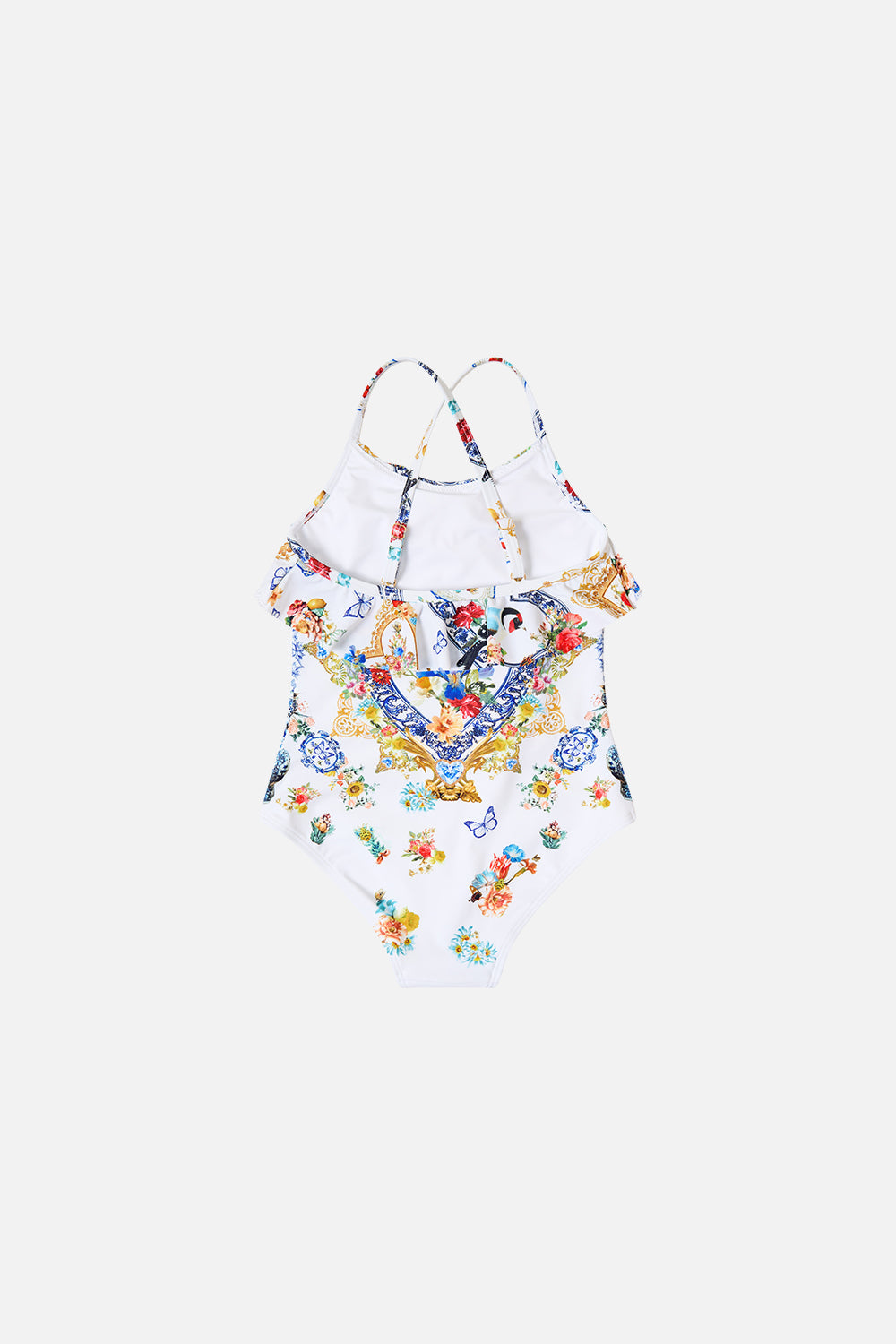 The CAMILLA DROP SHOULDER STRAP KAFTAN OLÉ OLÉ in our  print.
