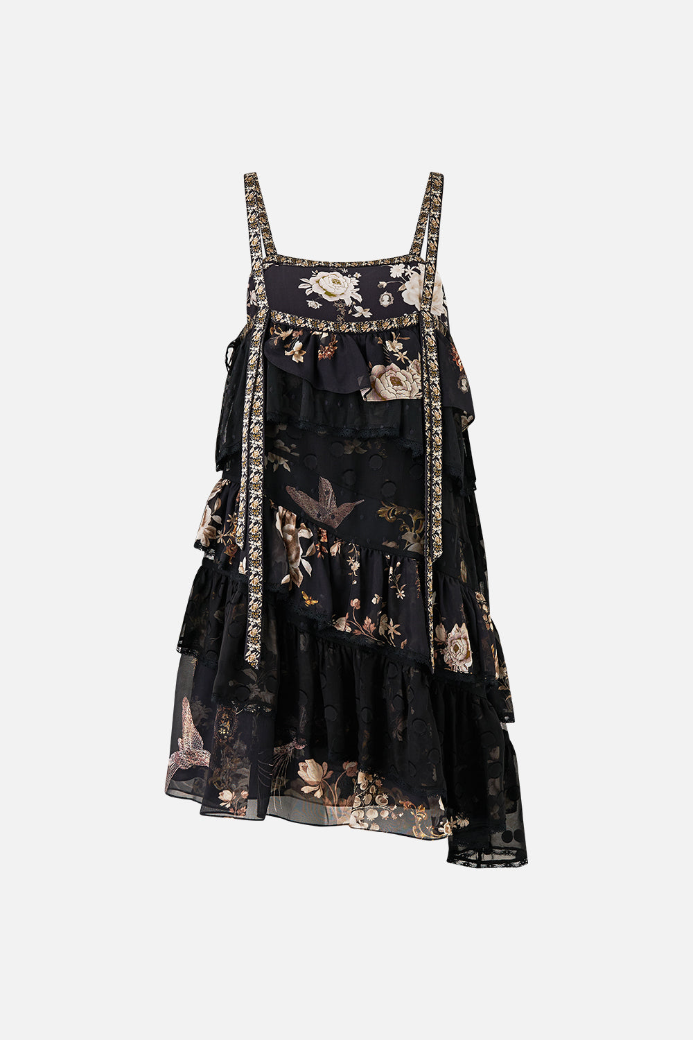 The CAMILLA BATWING SHIRT FLAMENCO EUPHORIA in our FLAMENCO EUPHORIA print.