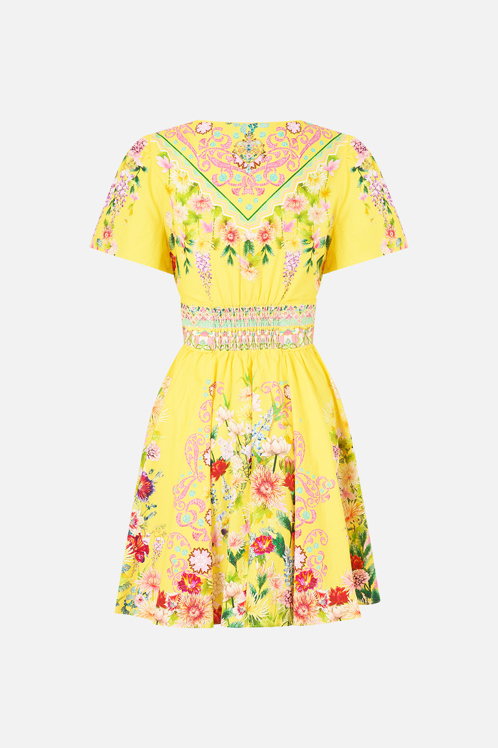 DEEP V MINI DRESS WITH TIES LADY LIMONADA