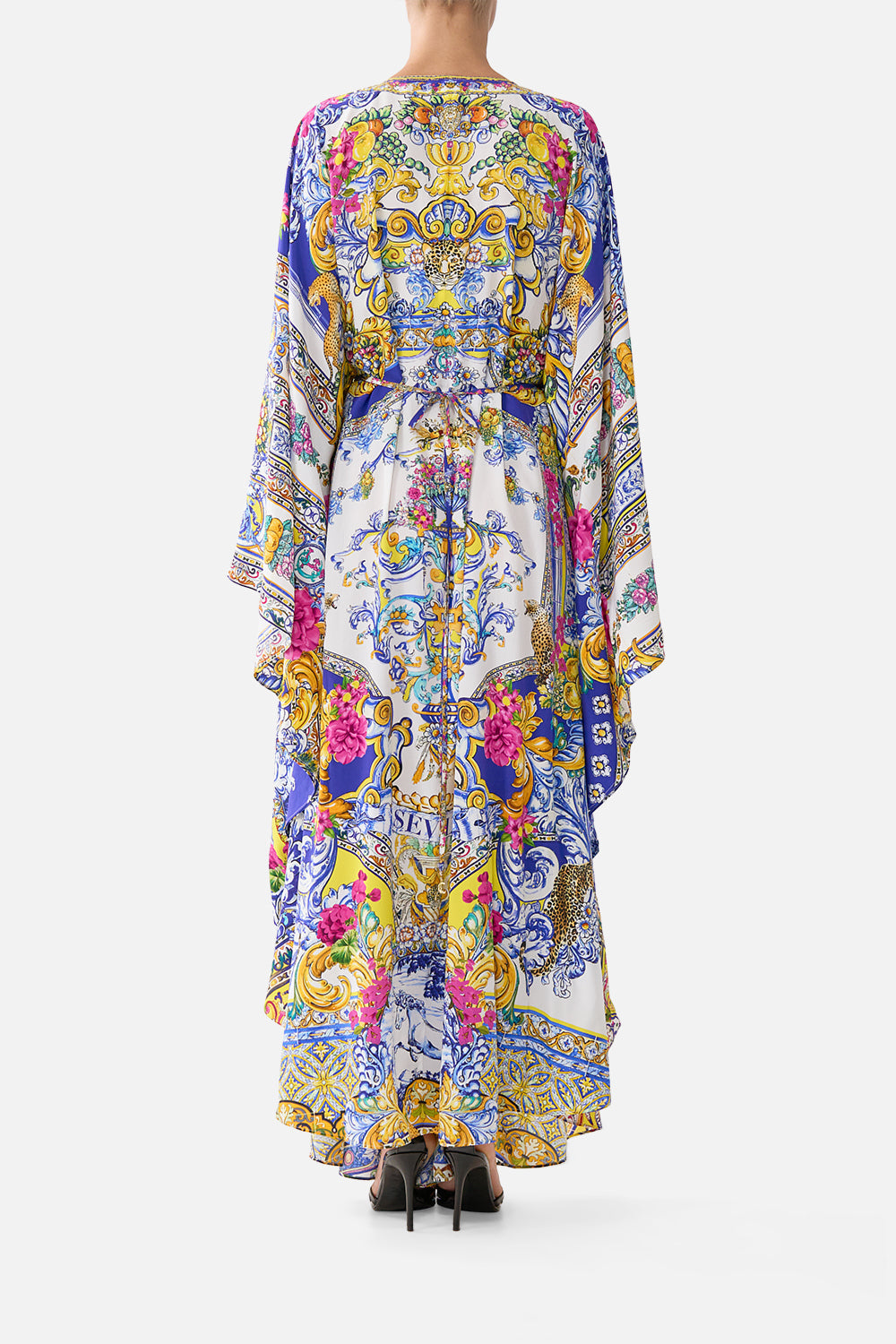 LONG KAFTAN WITH WAIST DETAIL ESPAÑA NIRVANA