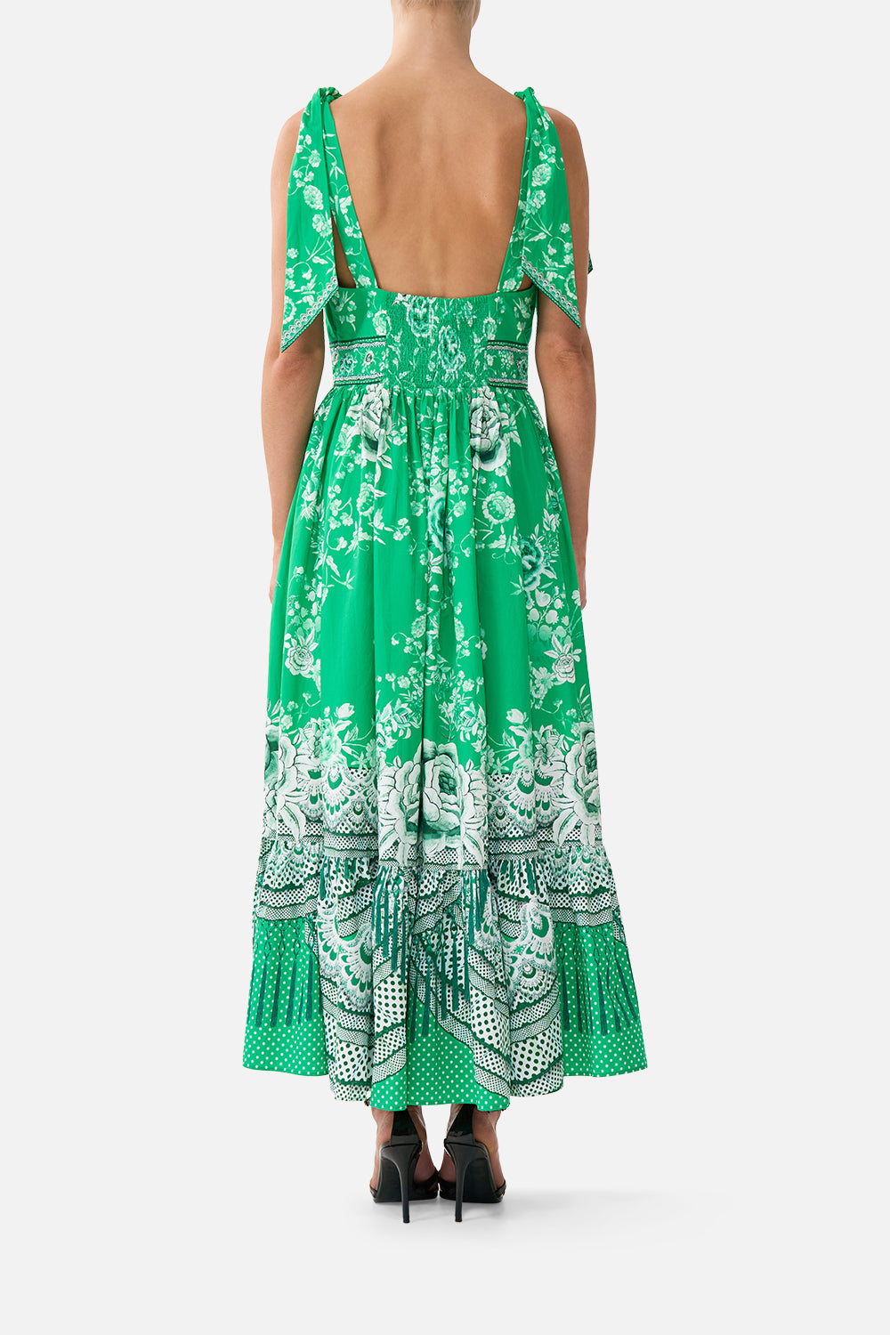 The CAMILLA RING HEADBAND FLAMENCO EUPHORIA in our  print.