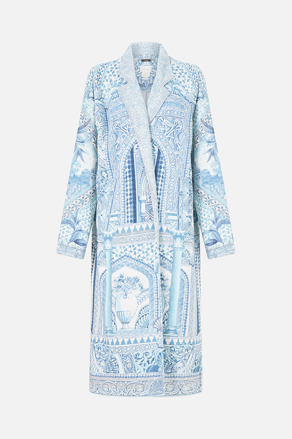 The CAMILLA LAYERED MINI SARONG WITH ROSETTE TIE FRONT OLÉ OLÉ in our  print.