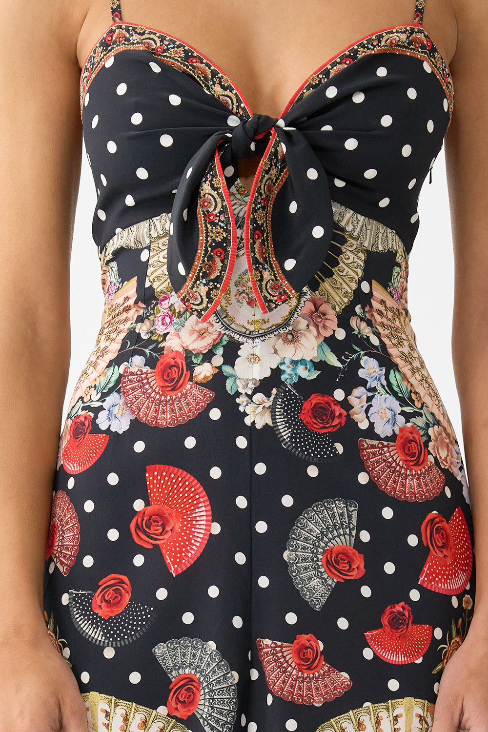 TIE FRONT JUMPSUIT DAUGHTERS OF DUENDE