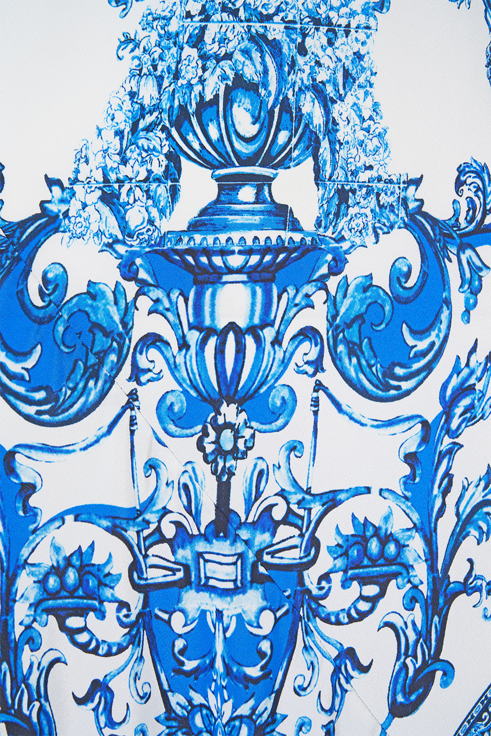 BIAS SLIP DRESS WITH FRILL HEM A TILED WONDERLAND