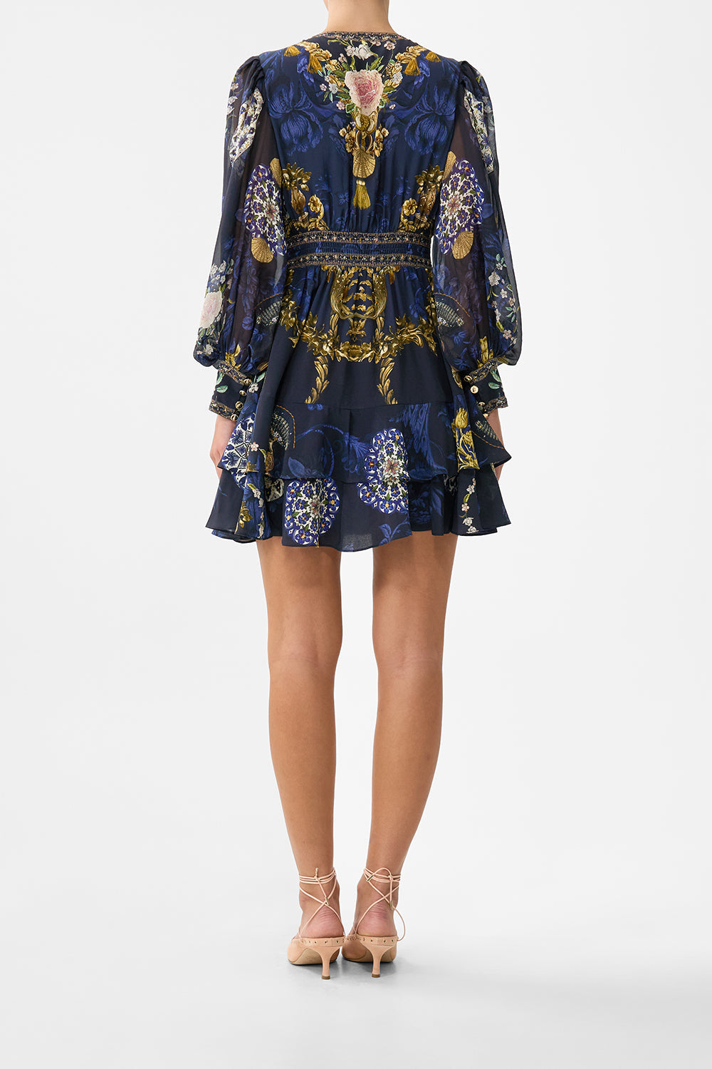 The CAMILLA BELTED MIDI SKIRT MILLA IN SEVILLA in our MILLA IN SEVILLA print.