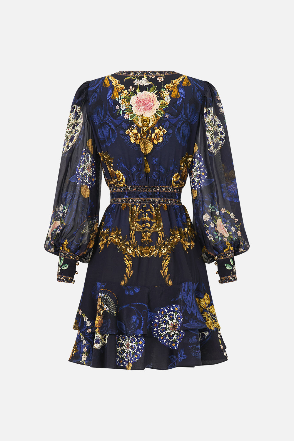The CAMILLA BELTED MIDI SKIRT MILLA IN SEVILLA in our  print.