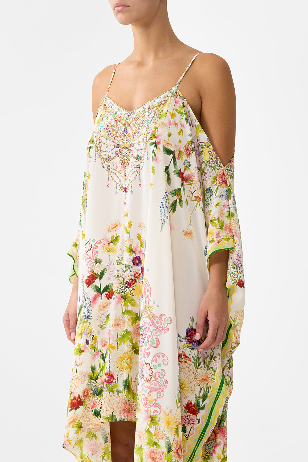 SHORT DROP SHOULDER STRAP KAFTAN THE CALL OF CATALONIA